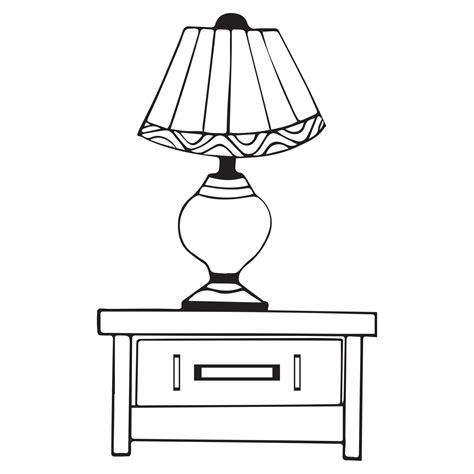Table Lamp Drawing .